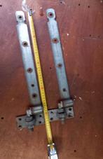 verstelbare tuindeur hengen scharnier met deurblad, Ophalen of Verzenden, Zo goed als nieuw, IJzer, Scharnier