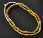 Venetiaanse gestreepte kralen, ca 1930 Trade beads Afrika, Ophalen of Verzenden, Overige materialen, Ketting