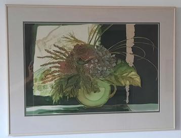 Reproductie vaas met bloemen  beschikbaar voor biedingen