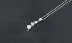 Briljant zirkonia 18k gouden ketting dames met hanger nieuw, Sieraden, Tassen en Uiterlijk, Kettingen, Voordeelsieraden, Ophalen of Verzenden