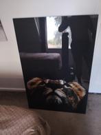 Leeuwen Schilderij Plexiglas - Moderne Woondecoratie, Ophalen of Verzenden, Zo goed als nieuw, Schilderij, 75 tot 100 cm