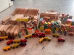 Heel veel houten treinrails met accessoires 125 stuks, Ophalen, Gebruikt, Overige typen