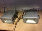 DELTA etalagespot voor HQT gloeilamp 2 stuks samen, Halogeen, Gebruikt, Metaal of Aluminium, Design