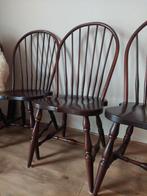 Vintage Tom Seely eetkamerstoelen (set van 4), Huis en Inrichting, Stoelen, Ophalen, Gebruikt, Bruin, Vier