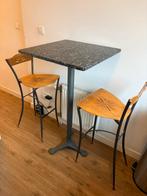 Statafel met 2 krukken - set, Ophalen, Gebruikt