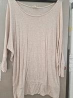 Beige top met vleermuismouwen. maat L., Beige, Maat 42/44 (L), Ophalen of Verzenden, Zo goed als nieuw