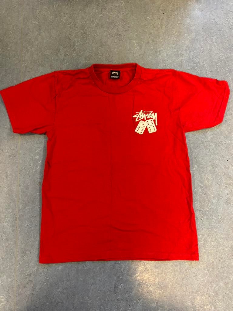 T-shirt Stüssy, Verzenden, Zo goed als nieuw, Maat 48/50 (M), Rood