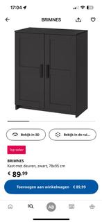 2x Brimnes Ikea kast met gouden handvaten, Huis en Inrichting, Kasten | Kledingkasten, Ophalen, 50 tot 100 cm, Zo goed als nieuw