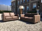 Bankstel  MADRID HUFTERPROOF leder WOONWINKEL XXL, Metaal, 150 tot 200 cm, Nieuw, 75 tot 100 cm