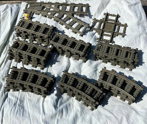 Lego trein rails 9v 4515, 4520, 4519, 4531, Kinderen en Baby's, Speelgoed | Duplo en Lego, Zo goed als nieuw, Ophalen of Verzenden