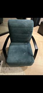 Fauteuils Trendhopper petrol, Huis en Inrichting, Fauteuils, Ophalen, 75 tot 100 cm, Zo goed als nieuw, Stof