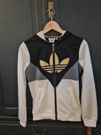 Adidas vintage trainingsjack mt M/36, Ophalen of Verzenden, Zo goed als nieuw, Maat 56/58 (XL), Blauw