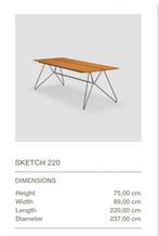 2x afmetingen houe Sketch tafels in de aanbieding nieuw, Huis en Inrichting, Stoffering | Behang, Ophalen, Minder dan 10 m²