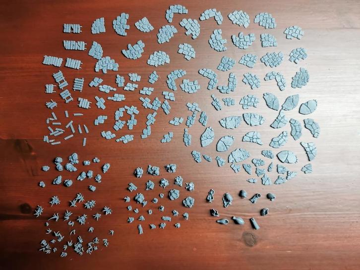Warhammer old world terrain basing materiaal, Skaventide, Hobby en Vrije tijd, Wargaming, Nieuw, Warhammer, Toebehoren, Met verf