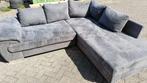 Enjoy Seats & Sofa's 2-delige grijze hoekbank, Huis en Inrichting, Banken | Sofa's en Chaises Longues, Ophalen, Hout, 100 tot 125 cm
