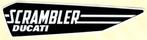 Ducati Scrambler rechts sticker #3, Verzenden