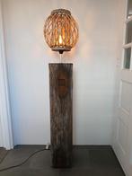 Stoere meerpaal lamp van originele meerpaal, Ophalen, Stoer sober landelijk meerpaal, 100 tot 150 cm, Nieuw