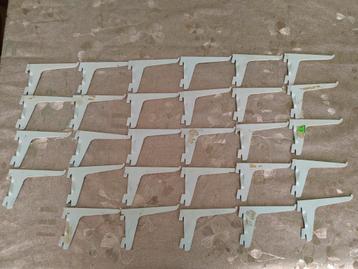 Plankdragers 28 Stuks 10cm Wit beschikbaar voor biedingen