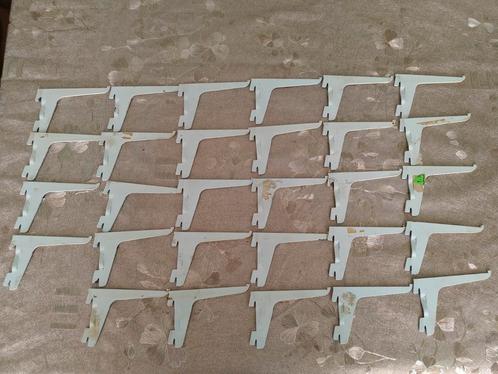 Plankdragers 28 Stuks 10cm Wit, Huis en Inrichting, Woonaccessoires | Wandplanken en Boekenplanken, Gebruikt, Ophalen of Verzenden