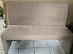 Sofa, Ophalen of Verzenden, Zo goed als nieuw, Stof, Two sitter bank. you csn use for dinning table.