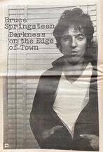 Paginagrote A3 advertentie BRUCE SPRINGSTEEN lp Darkness On, Cd's en Dvd's, Ophalen of Verzenden