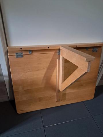 Wandklaptafel 80x60 cm - Ruimtebesparend! beschikbaar voor biedingen