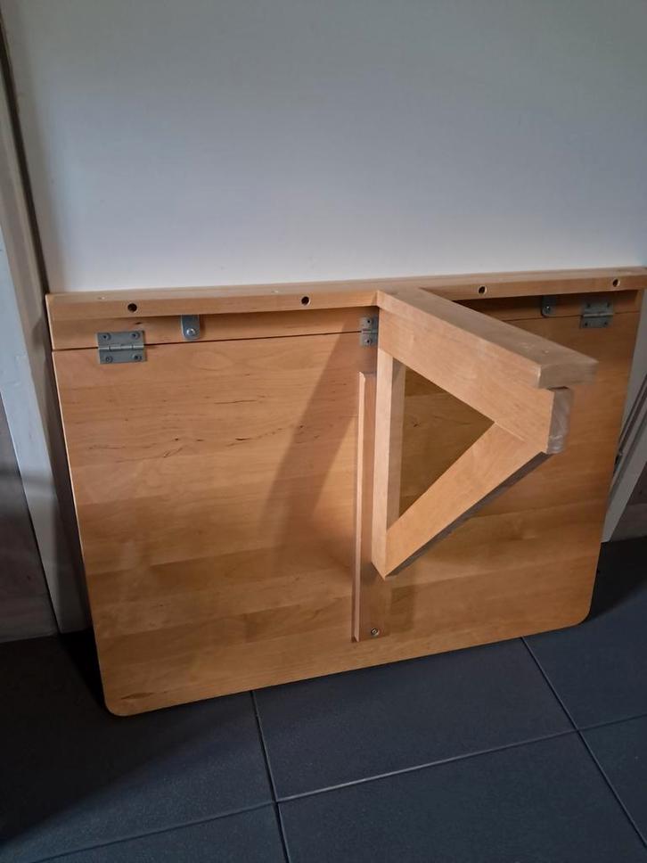 Wandklaptafel 80x60 cm - Ruimtebesparend!, Antiek en Kunst, Antiek | Meubels | Tafels, Ophalen