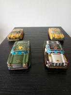 Vintage  Auto's - Set van 4, Overige merken, Gebruikt, 1:50 of kleiner, Auto