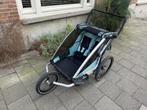 Thule Chariot Cross 2 – fietskar & hardloopkit – 2 persoons, Ophalen, Opvouwbaar, 20 tot 40 kg, Zo goed als nieuw