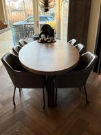 Ovale eettafel licht eiken Table du Sud - 210x110 cm, Ophalen, Gebruikt, 100 tot 150 cm, Eikenhout