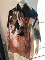 WE grote shawl sjaal bruin tinten print nieuw wildlife, Verzenden, Maat 46/48 (XL) of groter, Nieuw, Sjaal