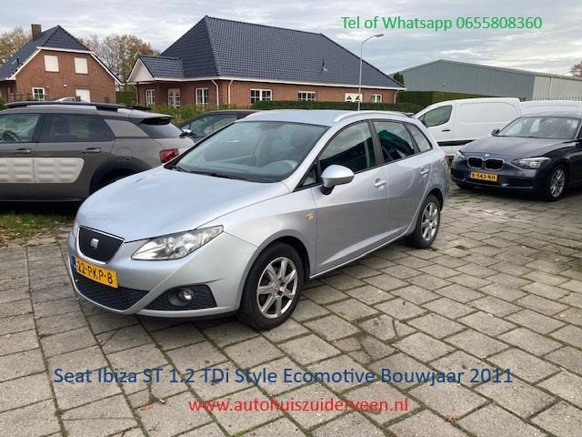 Seat Ibiza 1.2 TDI 75pk E-Ecomotive Climate, Auto's, Seat, Bedrijf, Te koop, Ibiza, ABS, Airbags, Airconditioning, Alarm, Boordcomputer