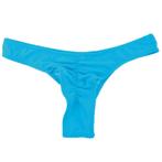 scrunch ribbel stringbroekje Zee-Blauw 38 L, Verzenden, Nieuw, Blauw, Bikini