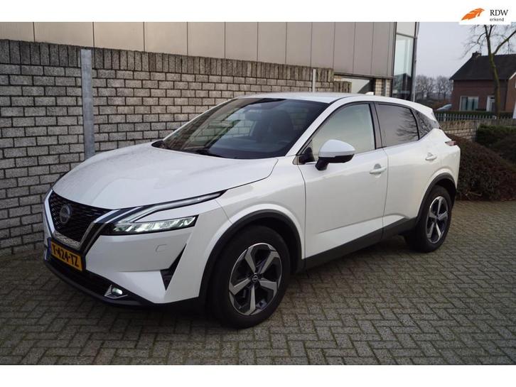 Nissan Qashqai 1.3 MHEV Xtronic Tekna Autom Leder/Stof Sport, Auto's, Nissan, Bedrijf, Te koop, Qashqai, 360° camera, ABS, Achteruitrijcamera