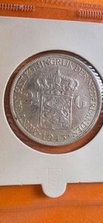 Rijksdaalder 1943, Postzegels en Munten, Munten | Nederland, Ophalen of Verzenden, Koningin Wilhelmina, 2½ gulden