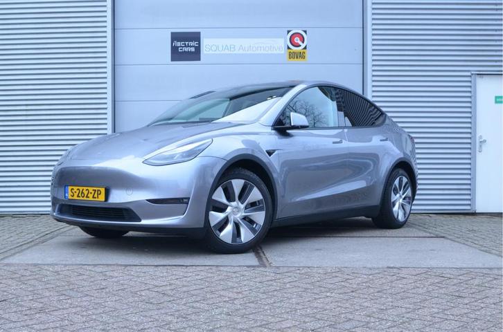 Tesla Model Y Long Range AWD 75 kWh Trekhaak (max 1.600kg) A, Auto's, Tesla, Bedrijf, Te koop, Model Y, 4x4, ABS, Achteruitrijcamera