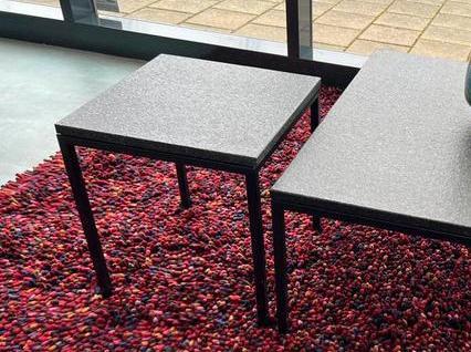 Nieuw Metaform S 16 Graniet Bijzettafel Zwart, Huis en Inrichting, Tafels | Salontafels, Nieuw, Minder dan 50 cm, Rond, Ophalen of Verzenden