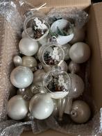Kerstversiering wit + piek, ong 30 stuks, Ophalen, Zo goed als nieuw