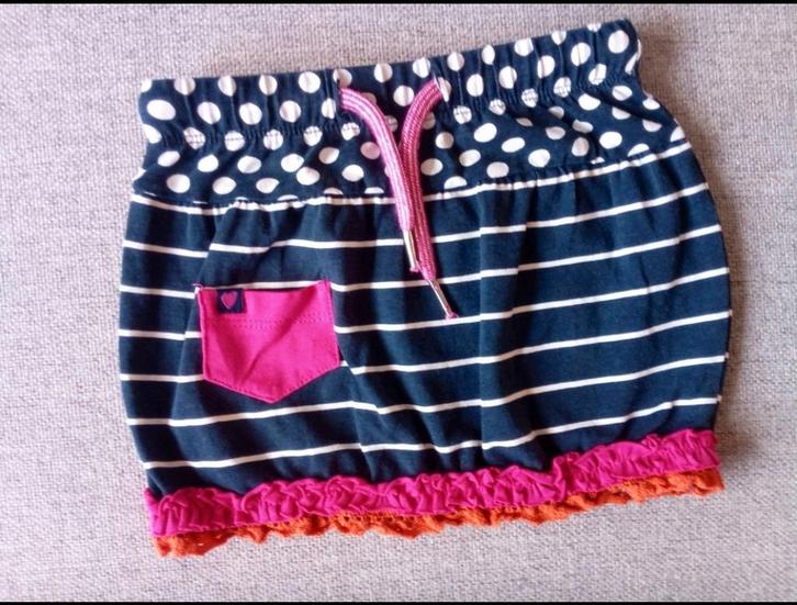 Zgan! Lief blauw gestreept rokje van Baby Blue. Mt 74, Kinderen en Baby's, Babykleding | Maat 74, Zo goed als nieuw, Meisje, Jurkje of Rokje