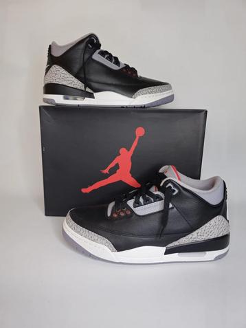 Jordan 3 Retro OG Black Cement(2024), size 44 beschikbaar voor biedingen
