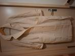 Basiano mohair wollen mantel ecru kleur 40 lang als nieuw, Ophalen of Verzenden, Zo goed als nieuw, Maat 38/40 (M), Beige
