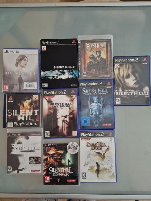 Grote collectie Silent Hill, Spelcomputers en Games, Games | Sony PlayStation 2, Zo goed als nieuw, Overige genres, 1 speler, Vanaf 18 jaar