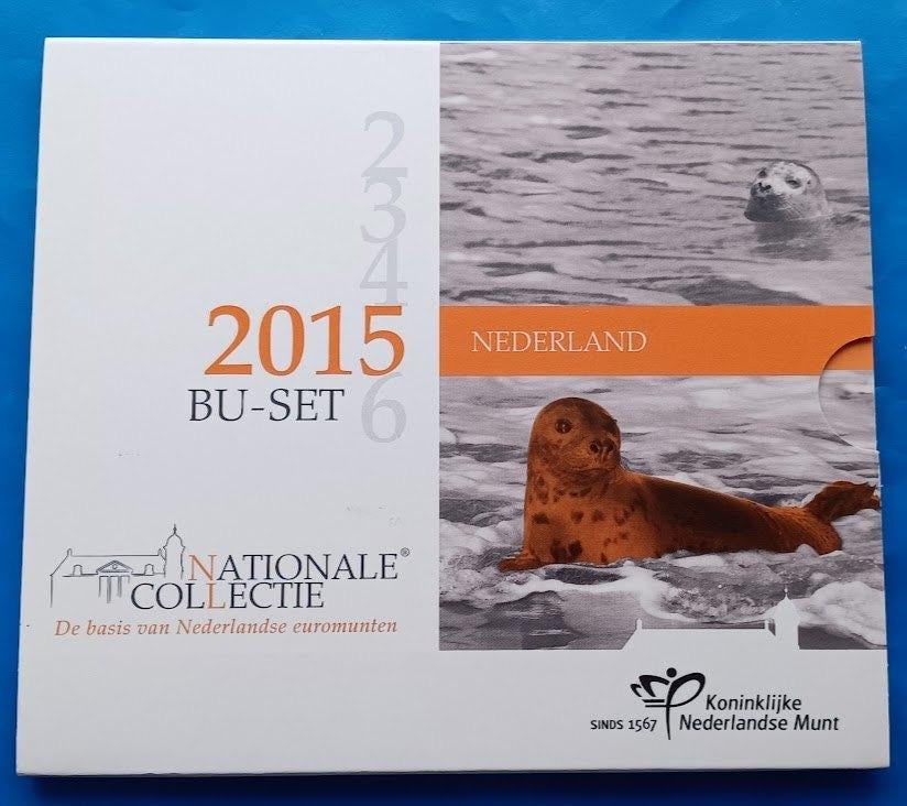 BU-Set Nederland 2015 - Natuurerfgoed in Nederland, Verzenden, Koningin Beatrix, Euro's, Setje