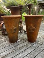 Roestige tuinvazen, Tuin en Terras, Tuinvazen, Ophalen, Zo goed als nieuw