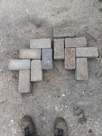 Grijs antracieten beton klinker, Gebruikt, Klinkers, Ophalen of Verzenden, 10 m² of meer