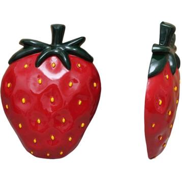 Aardbei 100 cm - fruit wand aardbei polyester beschikbaar voor biedingen