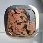 S Korhonen Finland Scandinavisch design zilver Amethist ring, 18 tot 19, Gebruikt, Ophalen of Verzenden, Met edelsteen