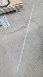 13 stalen strips / kruisschoren gegalvaniseerd, Doe-het-zelf en Verbouw, Metalen, Ophalen, Zo goed als nieuw, IJzer