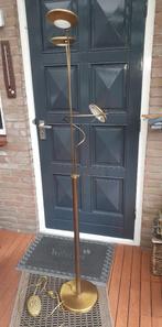 Steinhauer messing vloerlamp met 2x plafondlamp en leeslamp, Huis en Inrichting, Lampen | Vloerlampen, Ophalen, Vintage, Zo goed als nieuw