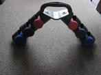 halterset met 6 halters, Sport en Fitness, Fitnessmaterialen, Ophalen, Zo goed als nieuw, Halterset